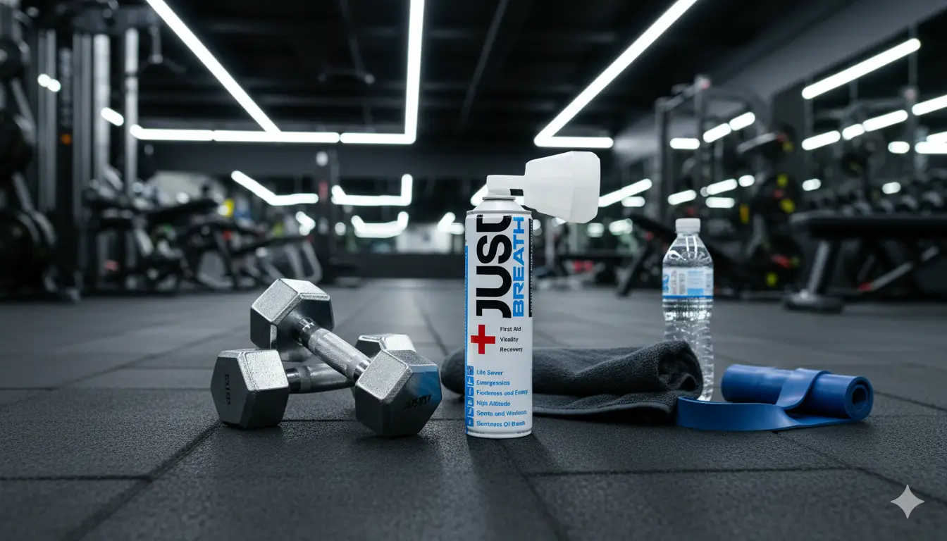 Portable oxygen can versatile usage for fitness, yoga, and post-workout recovery