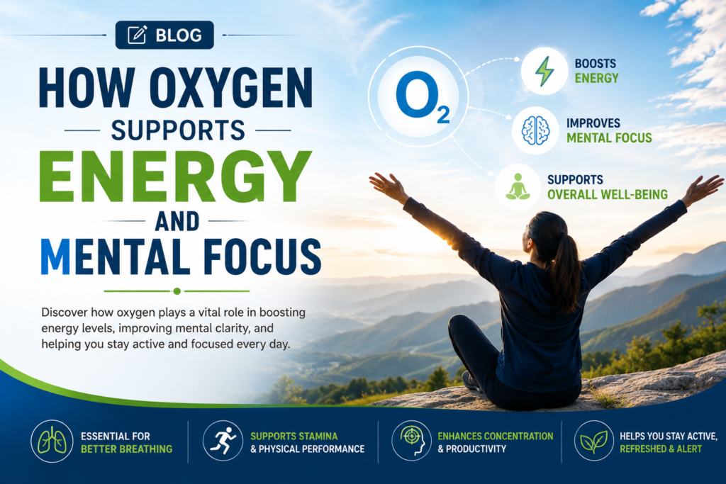 How Oxygen Supports Energy and Mental FocusHow Oxygen Supports Energy and Mental Focus Naturally