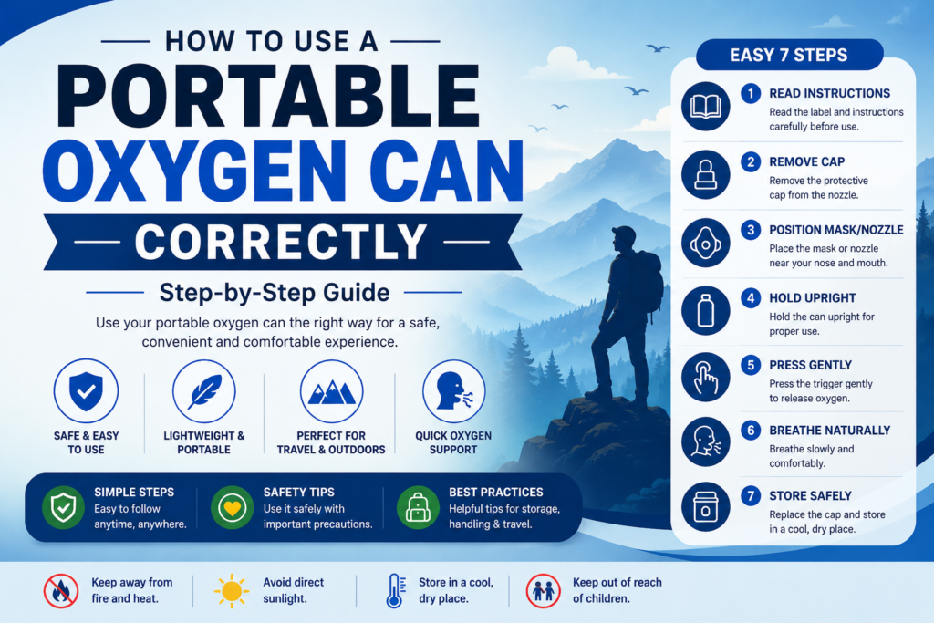 How to Use a Portable Oxygen Can Correctly: Step-by-Step Guide
