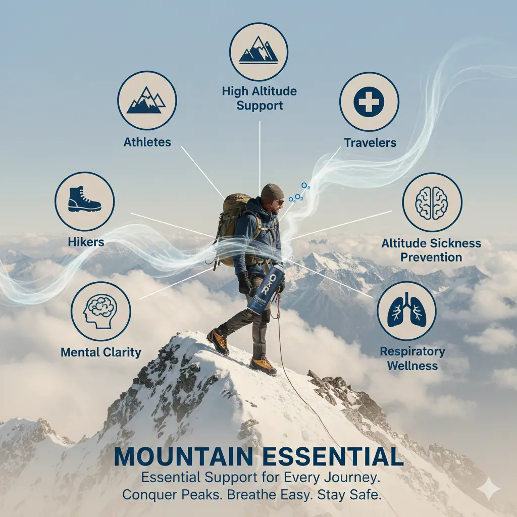 portable oxygen can in Himachal uses