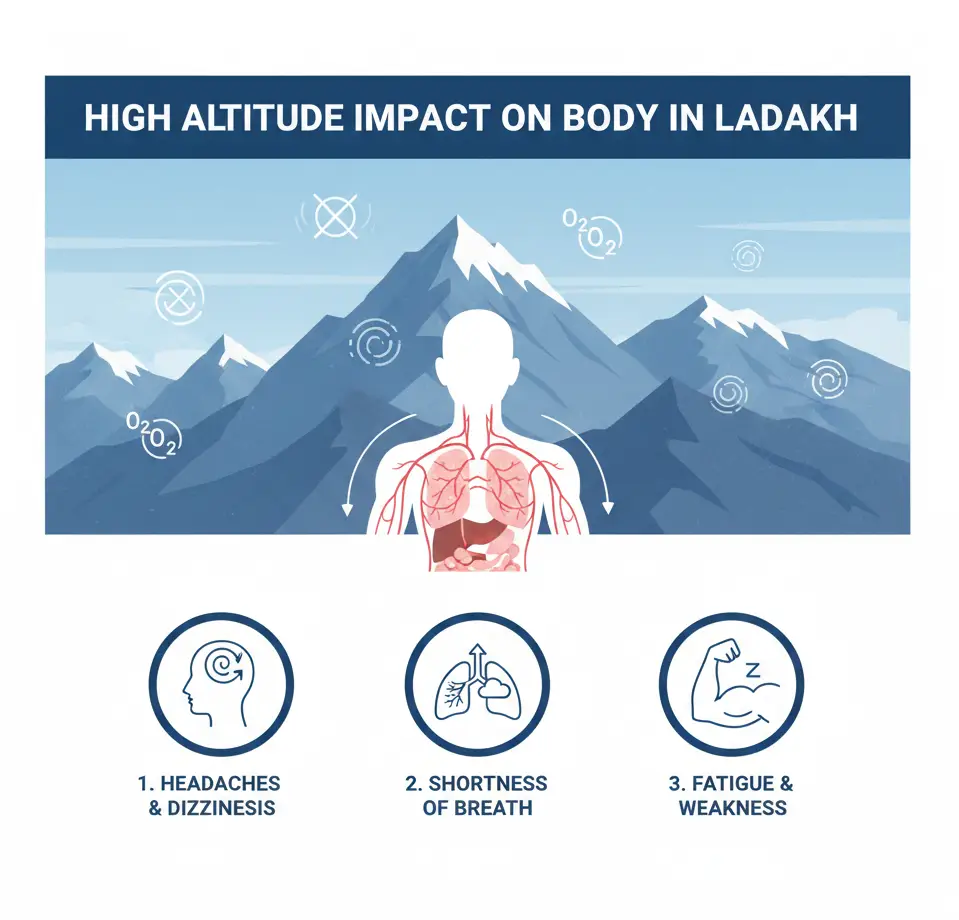 high altitude uses of portable oxygen can in Ladakh