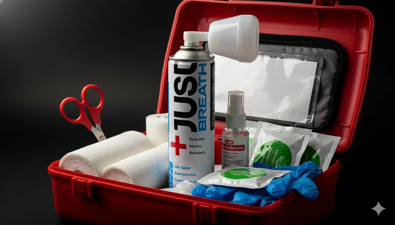 Oxygen inhaler bottle suitable for athletes and hikers