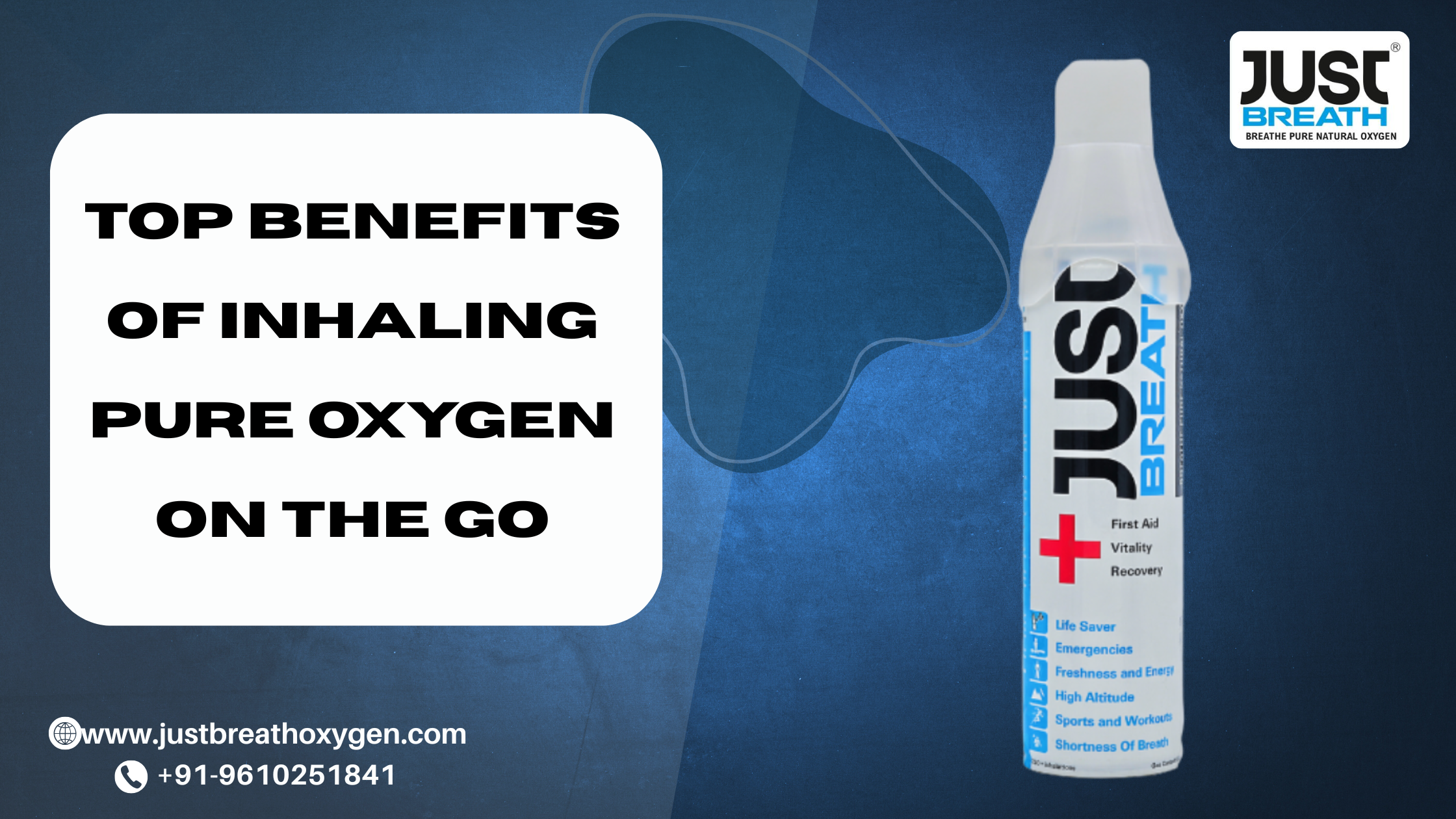 Top Benefits of Inhaling Pure Oxygen on the Go