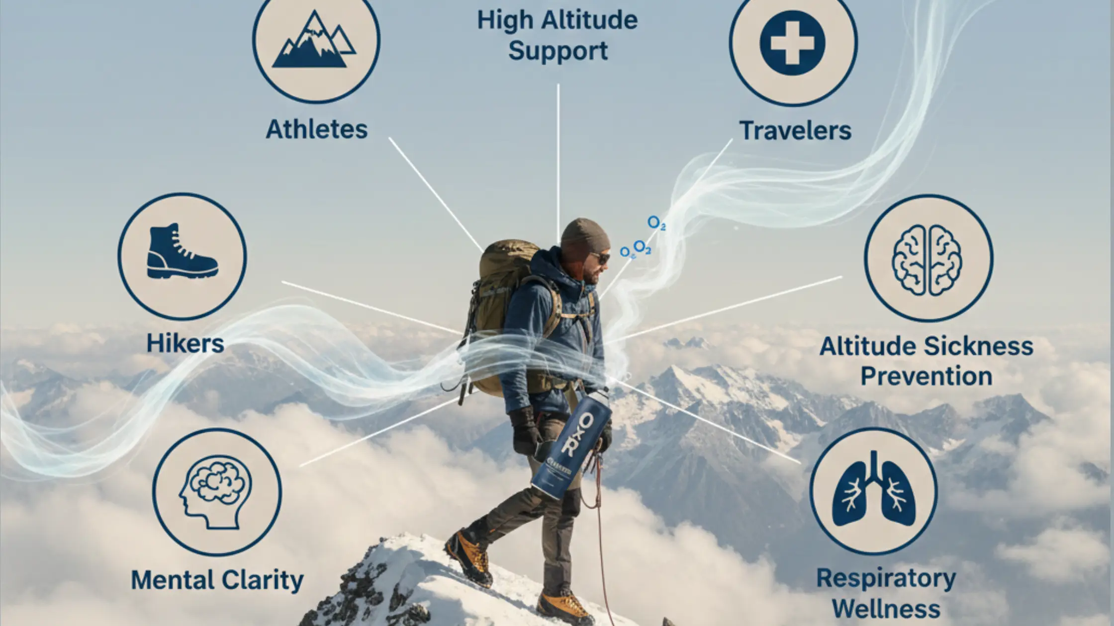 Oxygen Cans Are a Must for Mountain Climbers