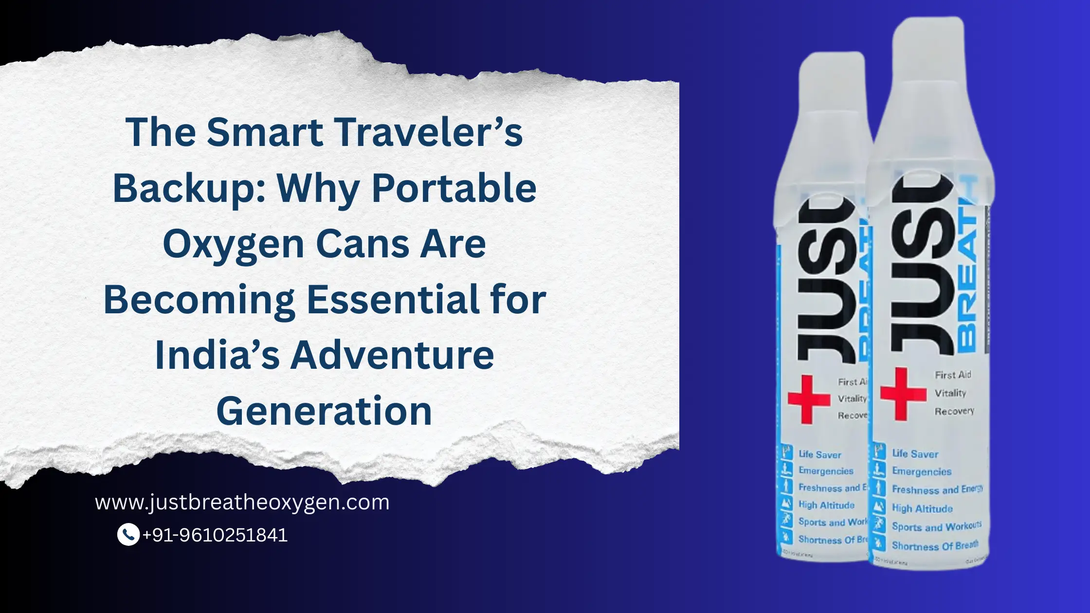 The Smart Traveler’s Backup: Why Portable Oxygen Cans Are Becoming Essential for India’s Adventure Generation